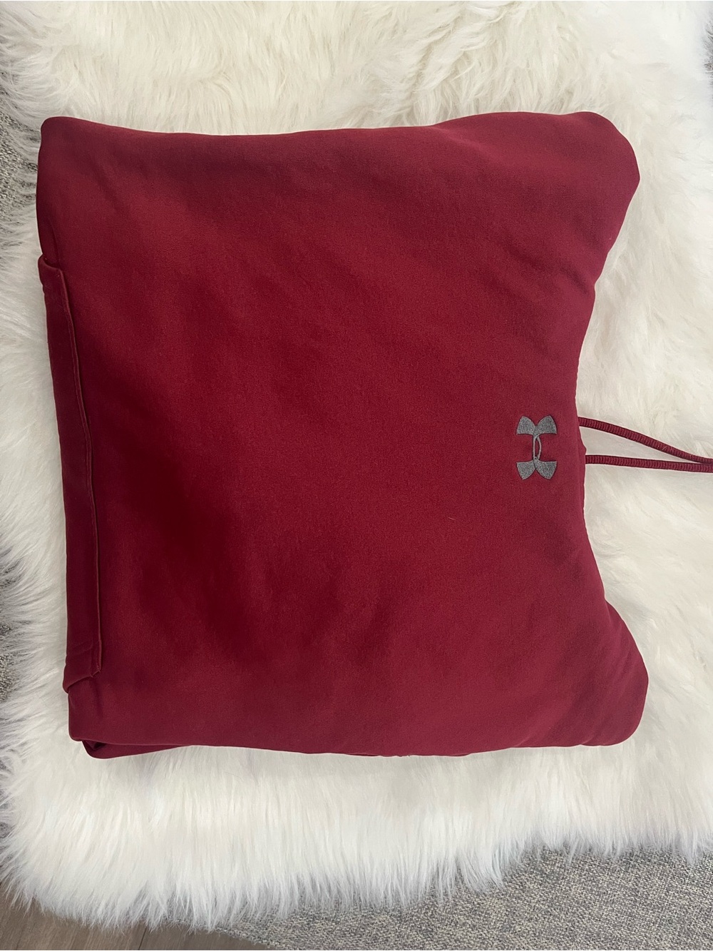 Under Armour Maroon Hoodie with Logo